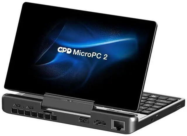 Alt view image 4 of 5 - GPD MicroPC 2- Handheld Industry Laptop 7 Inches 1080P Display Mini PC Computer Win 11 Pro,CPU I3-N300, UHD Graphics; 16GB LPDDR5; 2.5G Ethernet, USB-C, HDMI 2.1, Wi-Fi 6, BT 5.2