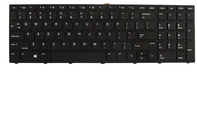 Main image of Abakoo New Keyboard Compatible with HP Probook 450 G5 / 455 G5 / 470 G5 L01028-001 with Backlit Frame US Black