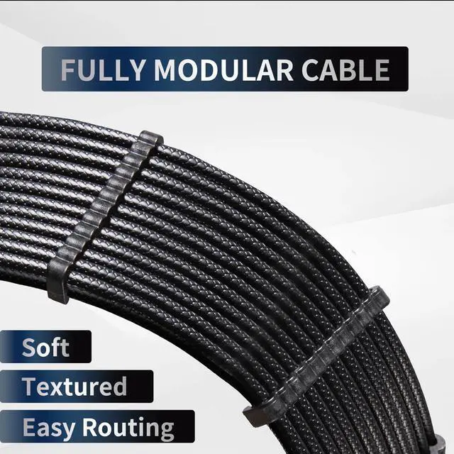 Alt view image 4 of 5 - GOLDEN FIELD Nexus Gold 650W Full Modular Power Supply, 80Plus Gold with ATX3.1 & PCIe 5.1 Certified, 105°C-Rated Japanese Capacitors, Native 12V-2x6, LLC+DC-DC+Active PFC, 5-Year Warranty