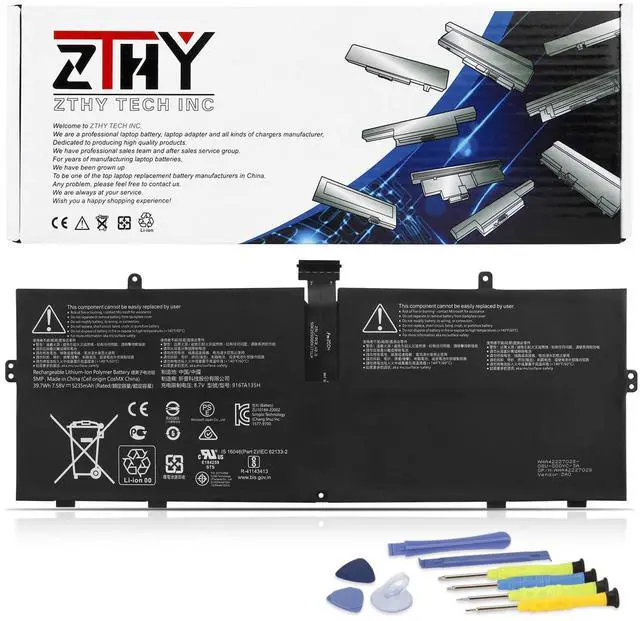 Main image of ZTHY 916TA135H DYNZ02 Laptop Battery Replacement for Microsoft Surface Laptop Go Model 1943 12.4-Inch Series AHA42227027 AHA42227028 7.58V 39.7Wh 5235mAh