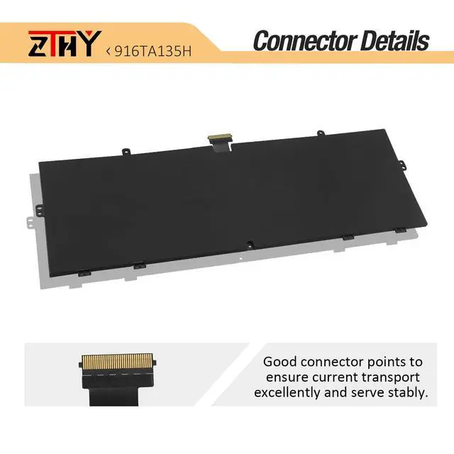 Alt view image 4 of 5 - ZTHY 916TA135H DYNZ02 Laptop Battery Replacement for Microsoft Surface Laptop Go Model 1943 12.4-Inch Series AHA42227027 AHA42227028 7.58V 39.7Wh 5235mAh