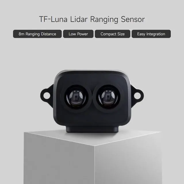 Alt view image 3 of 5 - Waveshare TF-Luna Lidar Ranging Sensor, Compatible with Raspberry Pi 5/4B/3B/Zero/Zero W/Zero 2W/Pico/Pico W/Pico WH, 8m Ranging Distance, Mini Laser Ranging Module, TOF Ranging Principle