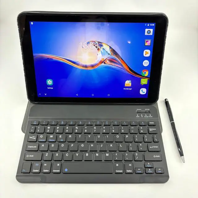 Alt view image 2 of 5 - 10.1 Inch Android Tablet PC with Keyboard & Stylus, 8-Core Processor T860 GPU, 3GB RAM 128GB Storage, 4G LTE SIM Slot, 5000mAh Battery,5MP+16MP Cameras for Work and Entertainment (Green, G4)