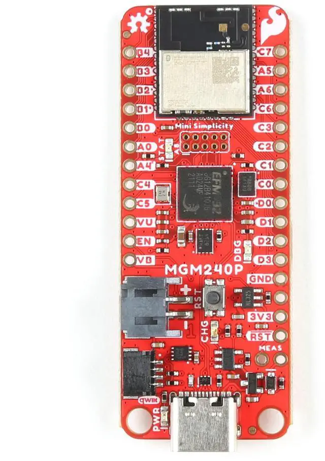 Alt view image 2 of 4 - SparkFun Thing Plus Matter - MGM240P Wireless Module Thing Plus Form-Factor (Feather-Compatible) USB-C Connector, Board Dimensions (Inches): 2.30" x 0.90"