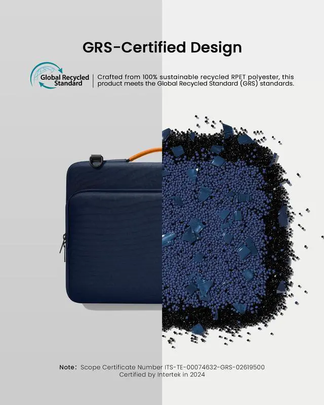 Alt view image 5 of 5 - tomtoc 360 Protective Laptop Shoulder Bag for 14-inch MacBook Pro M5/M4/M3/M2/M1 Pro/Max A3434 A3112 A3401 2025-2021, Water-Resistant Carrying Case for 13.5-14.4 Inch Microsoft Surface Laptop 7/6/5