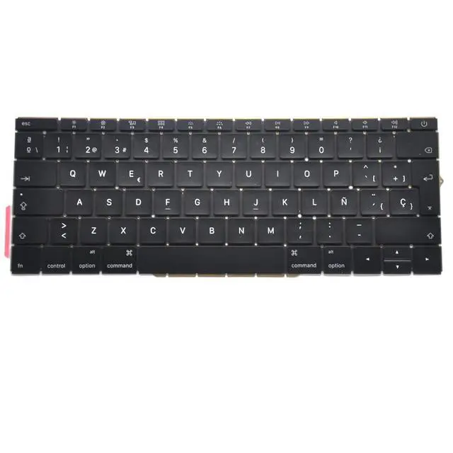 Alt view image 2 of 5 - Padarsey Replacement Spanish ESPAÑOL Teclado Keyboard Compatible for MacBook Pro 13" A1708 Without touchpad bar A1708 Late 2016 mid 2017 with 80 PCE Screws+Screwdriver