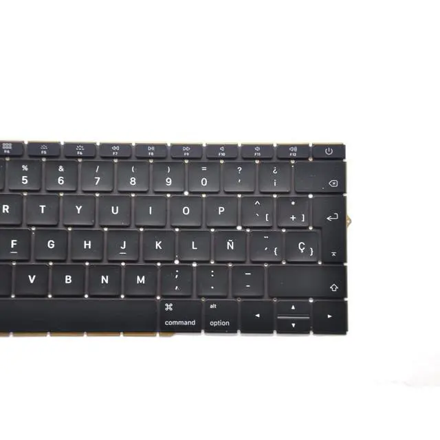 Alt view image 4 of 5 - Padarsey Replacement Spanish ESPAÑOL Teclado Keyboard Compatible for MacBook Pro 13" A1708 Without touchpad bar A1708 Late 2016 mid 2017 with 80 PCE Screws+Screwdriver