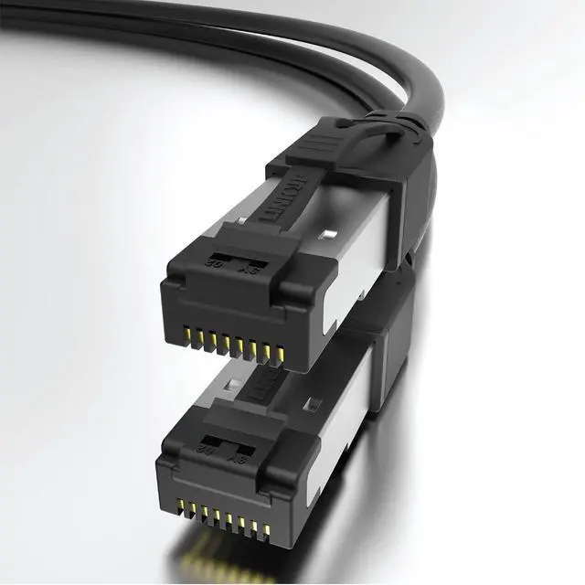 Main image of LINKUP Cat 8 Ethernet Cable | Long Internet Cord | High Speed LAN Connection | RJ45 connectors | Use with Cat 5/ Cat 6/ Cat 7 | Optimal for Gaming