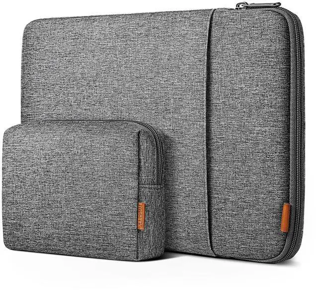 Main image of Inateck 360° Protective Laptop Bag with Accessory Bag, Compatible with 16-inch MacBook Pro/Max M4 M3 M2 M1 2019-2024, Gray
