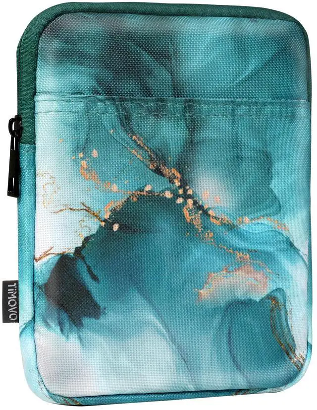 Main image of TiMOVO 6-7 Inch Sleeve Case for All-New Kindle Paperwhite and Kindle Colorsoft Signature Edition, Kindle E-Reader/Kindle Oasis Protective Sleeve Cover Pouch Bag Carrying Case, Cloud Peacock Blue