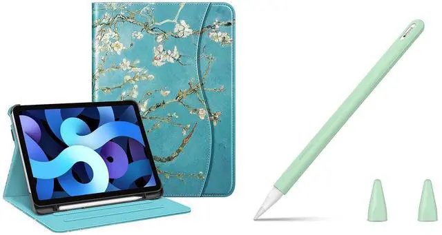 Main image of Fintie Multi-Angle Viewing Case for iPad Air 11 & iPad Air 5/4 10.9 Inch Bundle with Fintie Silicone Sleeve for Apple Pencil Pro & Apple Pencil 2nd Generation