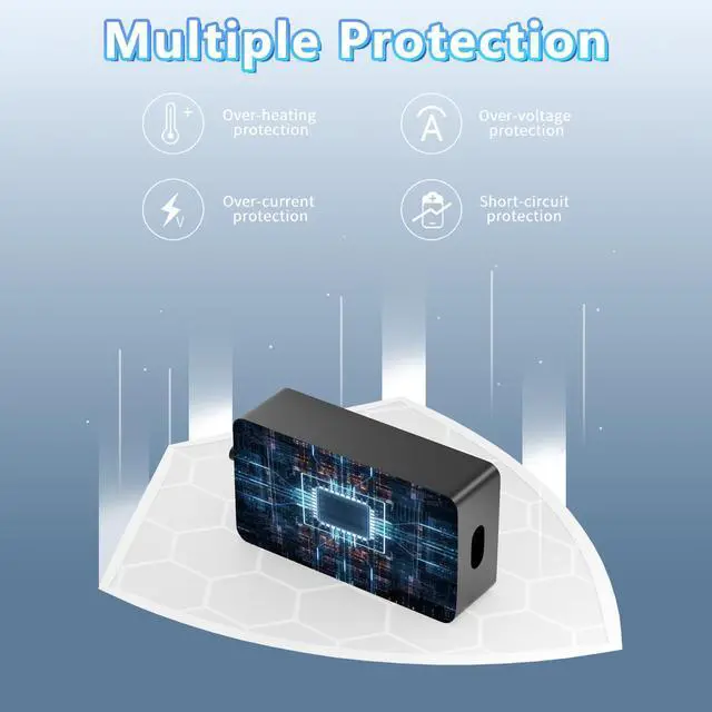 Alt view image 4 of 5 - 127W Charger Compatible with Microsoft Surface Laptop Studio 3 2 1,Surface Book 3 2 1, Surface Go/Pro/Laptop Power Adapter with LED Light, Automatic Magnetic Plug