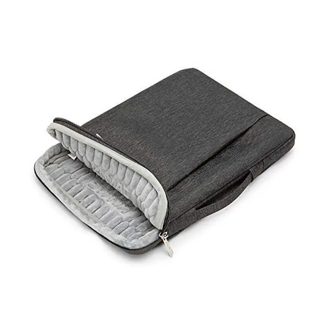 Alt view image 3 of 5 - Kinmac 360° Protective Laptop Sleeve Case Bag Cover with Handle for MacBook Air 15 inch, and 15 inch-15.6 inch HP,Lenovo,Dell,ASUS,Acer Notebook Computer (Black)