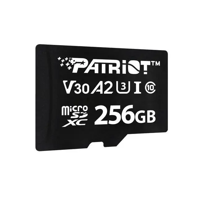 Alt view image 2 of 2 - Patriot Memory VX Series 256GB Micro SDXC V30 A2 UHS-I U3 4K UHD Memory Card - PSF256GVX32MCX