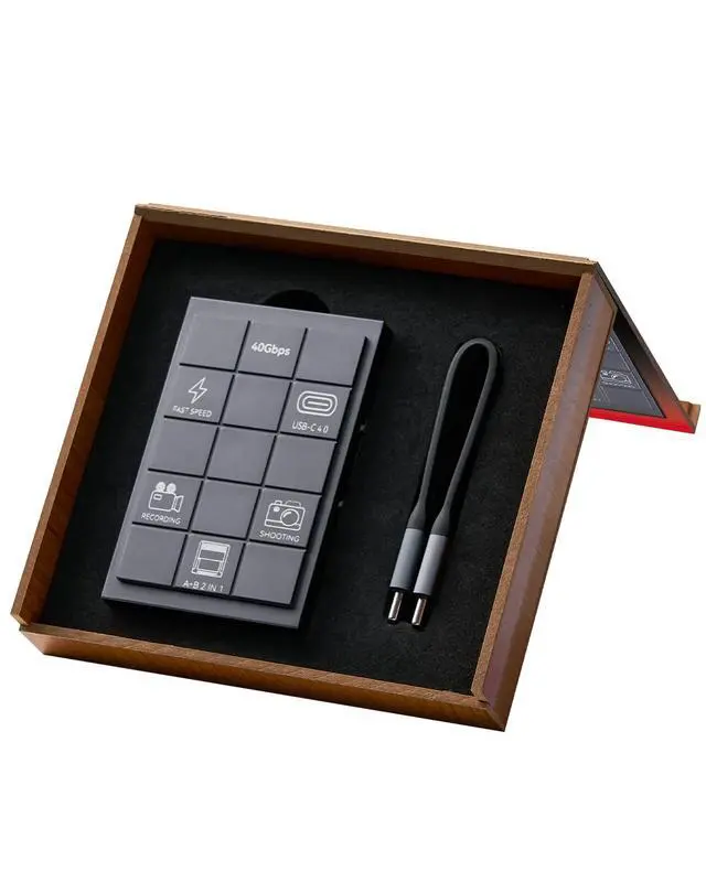 Alt view image 5 of 5 - PERGEAR CFexpress 4.0 Type A and B Card Reader, 2-in-1 High-Speed USB Type C 40Gbps CFexpress Memory Card Adapter Portable Aluminum with Two Slots, Compatible for Windows/Mac/Linux/Android