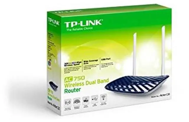 Alt view image 3 of 3 - Tp-link Archerc20 Dual Band Wrls Router Ac750 mediatek