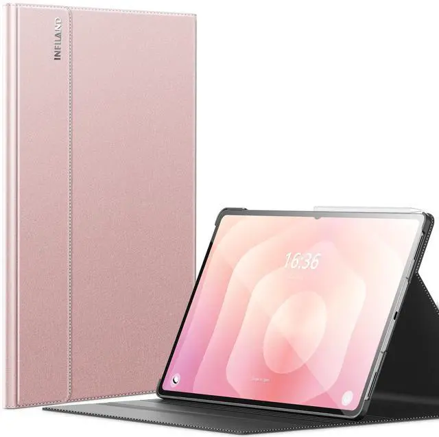 Main image of INFILAND Case for Galaxy Tab S11 Ultra 2025 14.6 Inch, Multi-Angle Stand Cover Compatible with Samsung Tab S11 Ultra 5G SM-X936B/ SM-X930 [Auto Wake/Sleep] (Rose Gold)