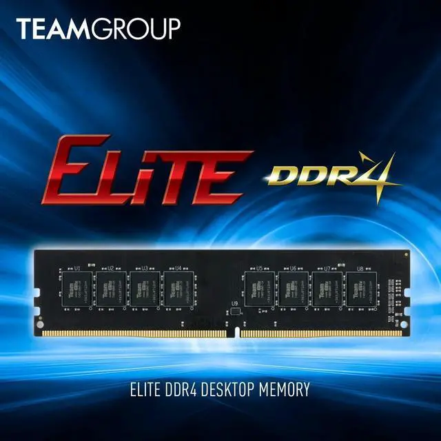 Alt view image 5 of 5 - TEAMGROUP Elite DDR4 16GB Single (1 x 16GB) 3200MHz (PC4-25600) CL22 Unbuffered Non-ECC 1.2V UDIMM 288 Pin PC Computer Desktop Memory Module Ram Upgrade - TED416G3200C2201