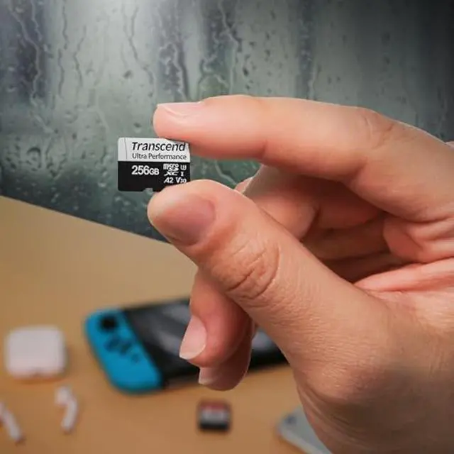Alt view image 2 of 5 - Transcend 512GB A2 V30 Micro SD Card, Up to 160MB/s, for Nintendo Switch, GoPro,Insta360,DJI, Drone/Action Camera/Steam Deck/ROG Ally/MSI Claw UHS-I U3 C10 4K UHD Video microSDXC Memory Card w/Adapter