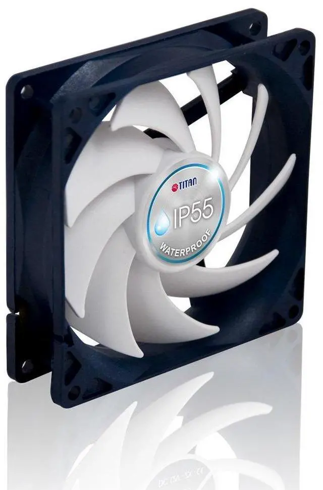 Alt view image 4 of 5 - TITAN- 12V DC IP55 Waterproof/Dustproof Case Cooling Fan (90mm (2 Pack))