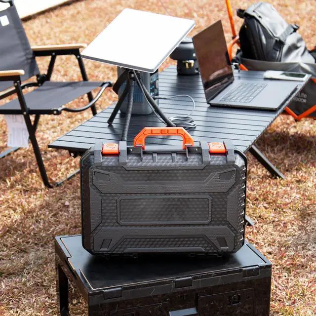 Alt view image 2 of 5 - Steinwhale Storage Case for Starlink Mini, Protective Hard Case with EVA Padding for Starlink Mini, Router, Cables & Accessories, Portable, Durable and Lightweight