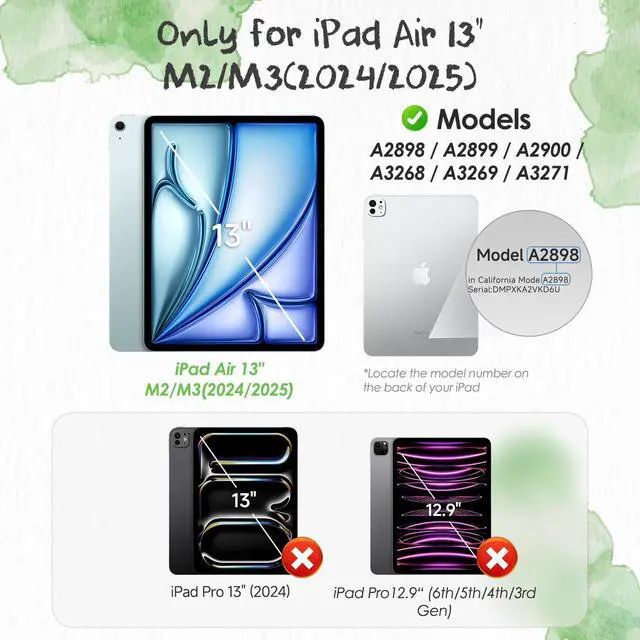 Alt view image 2 of 5 - PandaShield 2-Pack Paper-feel Screen Protector Easy-Installation Box for iPad Air [13-in.] M3/M2 (2025/2024),Matte,Write like on Paper,Bubble Free,Anti-Glare,Scratch Resistant,Apple Pencil Compatible