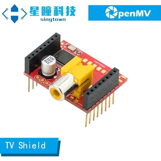 Alt view image 2 of 5 - OpenMV TV Shield, SingTown, NTSC Video Transmit AV Monitor, Apply to Cam H7 Plus, Cam H7, Cam M7, Cam H7 R2