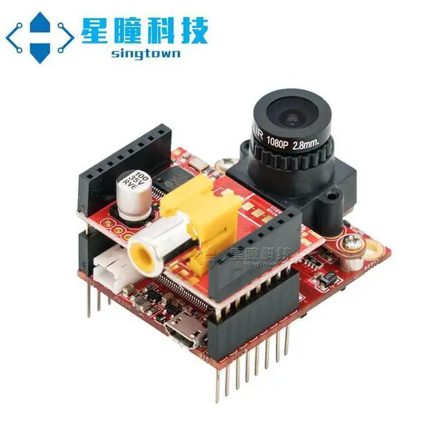 Alt view image 4 of 5 - OpenMV TV Shield, SingTown, NTSC Video Transmit AV Monitor, Apply to Cam H7 Plus, Cam H7, Cam M7, Cam H7 R2