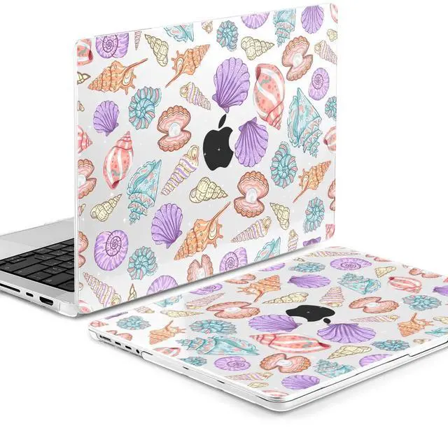 Alt view image 5 of 5 - TWOLSKOO for MacBook Pro 14 inch Case M5 M4 M3 M2 M1 Pro Max Chip (2026-2021), Plastic Hard Shell & Keyboard Cover & Type C Adapter & Screen Protector, Colorful Shells