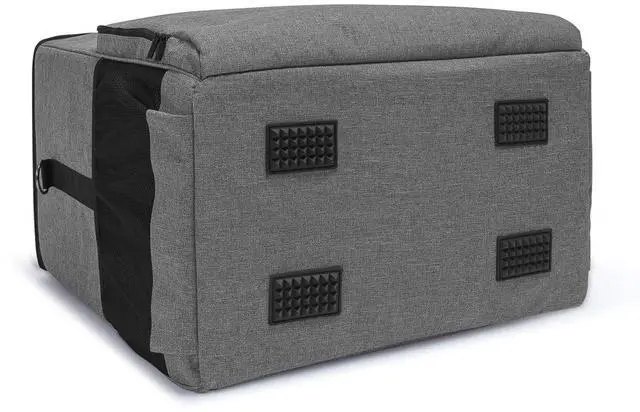 Alt view image 5 of 5 - CURMIO Desktop Tower and Monitor Carrying Case,Travel Bag for PC Chassis, Monitor, Keyboard, Cable and Mouse, Bag Only, Gray