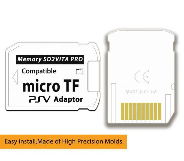 Alt view image 4 of 5 - SD2Vita 6.0 PS Vita Memory Card Adapter with 256GB Micro SD Card, High Speed microSDXC UHS-I Flash Memory Card with PSVita SD Card Adapter for PSV 1000/2000 PSTV FW 3.60 HENkaku Enso System