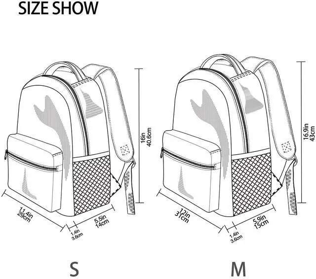 Alt view image 2 of 4 - AHOMY Backpack School Bag Water Lilies Claude Monet Oil Paintings Flowers Laptop Travel Daypack Rucksack for Students