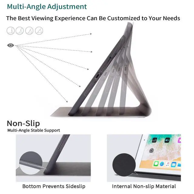 Alt view image 5 of 5 - Case for Amazon Fire Max 11 (13th Generation, 2023 Release) PU Leather Slim Lightweight Multiple Angles Stand Smart Cover with Auto Wake/Sleep for Fire 11 Max Tablet,Library Bookshelf