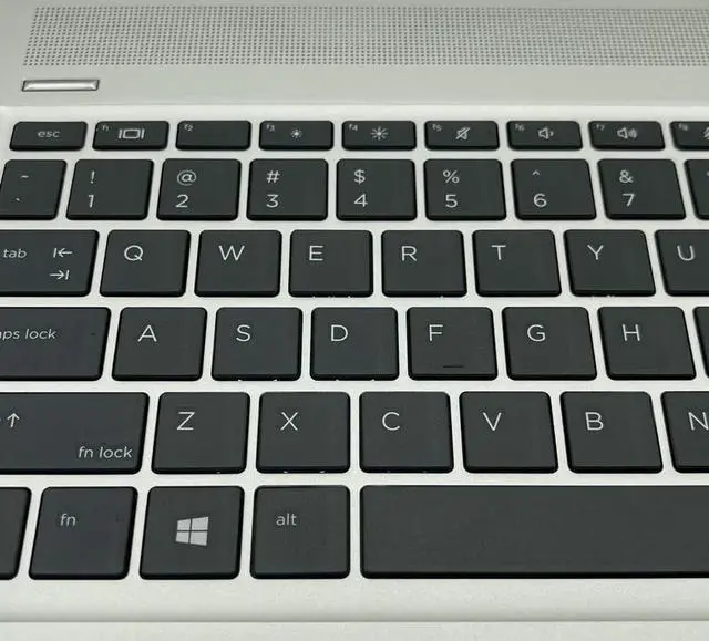 Alt view image 5 of 5 - RenBang Tech Replacement for HP Probook 450 455 G6 450 455R G7 Laptop Upper Case Palmrest with Non-Backlit Keyboard Assembly L45091-001 Sliver