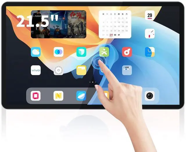 Main image of TouchWo 21.5 inch Android 11 Touchscreen Industrial PC, 16:9 FHD 1080P, WiFi and Built-in Speakers, RK3568 2GB RAM & 32GB ROM, Smart Board for Classroom, Meeting & Game