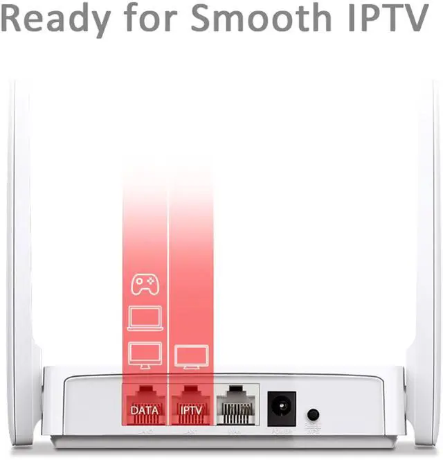 Alt view image 5 of 5 - Mercusys AC10, AC1200 Mbps MU-MIMO, Beamforming, All-in-one ( Router, Access Point, Range Extender) Modes, Easy to Setup with Mobile App, Dual-Band Wi-Fi 5 Router
