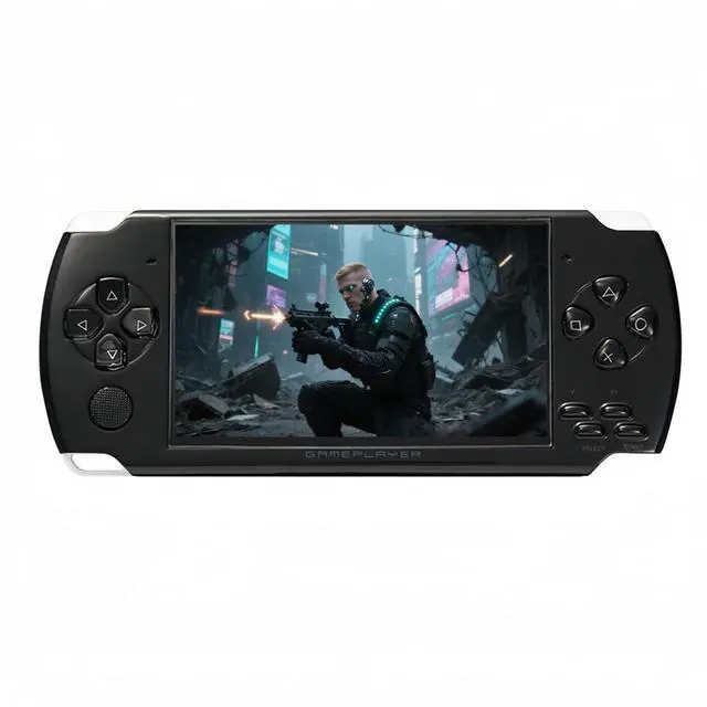 Main image of JXD Handheld Game Console 4.3 inch 8GB Built in 2000 Games for Multiple Simulators X6 Retro Video Game Console Mp3/4/Ebook TV Out Mini Hand Portable Game Player Device Holiday/Christmas Gifts(Black)
