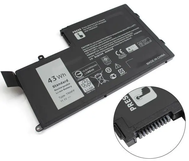 Alt view image 3 of 5 - King EBOYEE Laptop Notebook 11.1V 43WH TRHFF Battery for Dell Inspiron 5445 5447 5545 5547 5548 N5447 N5547 15-5000 Series I5547-3750SLV Latitude 14 3450 15 3550 1V2F6 01V2F6 0PD19 1WWHW Batteries