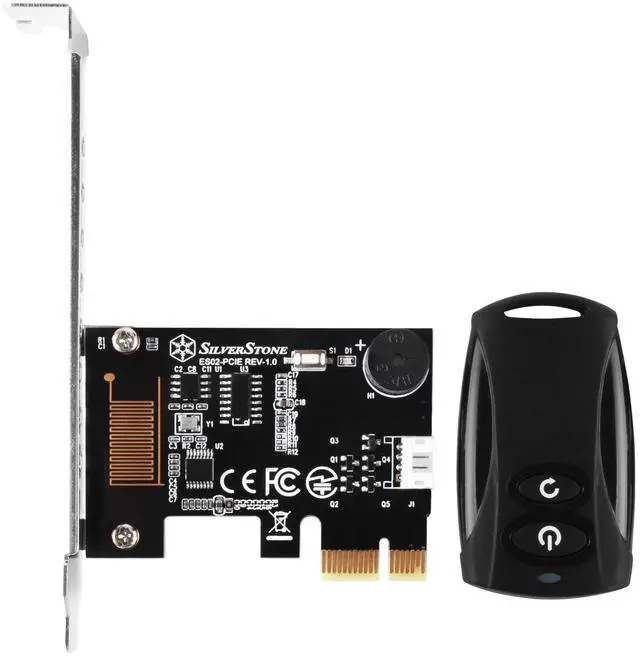 Alt view image 2 of 5 - SilverStone Tek 2.4G Wireless Power Remote with Power/Reset Function and Audio Feedback ES02-PCIE