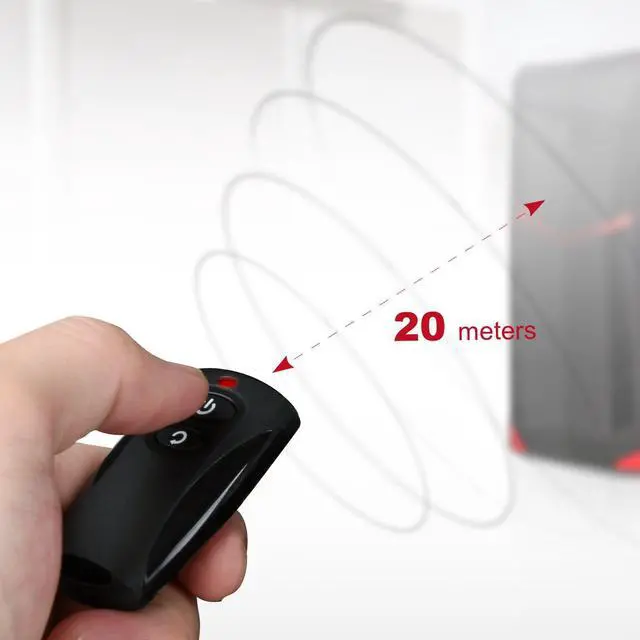 Alt view image 5 of 5 - SilverStone Tek 2.4G Wireless Power Remote with Power/Reset Function and Audio Feedback ES02-PCIE