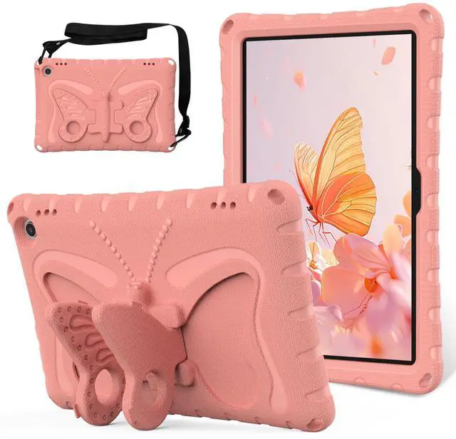 Main image of YGTRLKP for Kindle Fire Max 11" (2023) Butterfly Wings Kickstand Kids Girl Tablet Case EVA Material Light Weight Shockproof Rugged Heavy Duty Kids Tablet Case for Kindle Fire Max 11" (2023) (Pink)