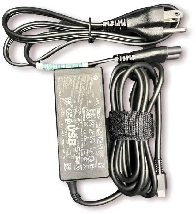 Main image of Original Replacement HP L42206-004 - 45W 15V 3A USB-C AC Adapter for HP Spectre 13 X360, Elite X2 1012 G1, Compatible with P/N: TPN-AA07, L43407-001, L42206-004, TPN-LA19, L43407-001, L42206-001.