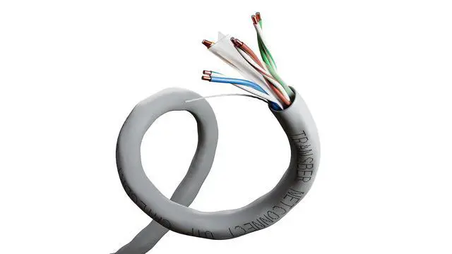 Alt view image 2 of 5 - Transber, CAT6 1000ft Ethernet Cable Solid UTP Up to 10Gbps 550Mhz 23AWG 4x2 Pair Bulk Cable Network PoE++/4PPoE LAN Wire 1000-feet Easy Pull Box (Gray)