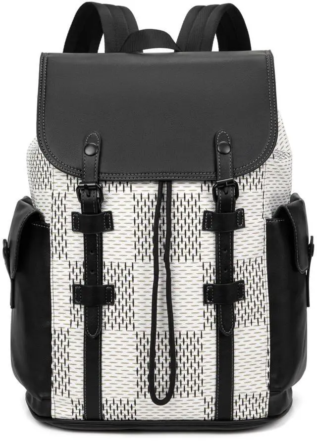 Main image of KingTo Laptop Backpack for Men Luxury Anti-Theft Travel Backpack Casual Business Waterproofing Computer Bag (A-White)