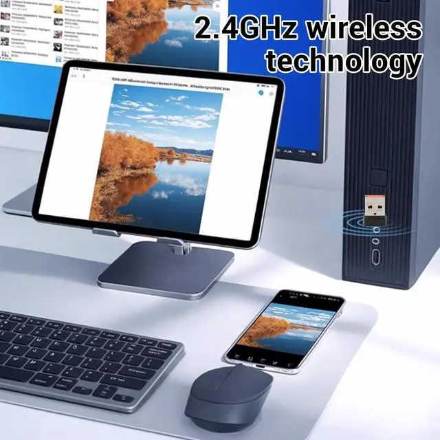 Alt view image 3 of 5 - C U0007 Receiver for Unifying Devices, 2.4GHz USB Plug Mouse and Keyboard Receiver with Strong Connection, Supports M505 M905, K340 K350