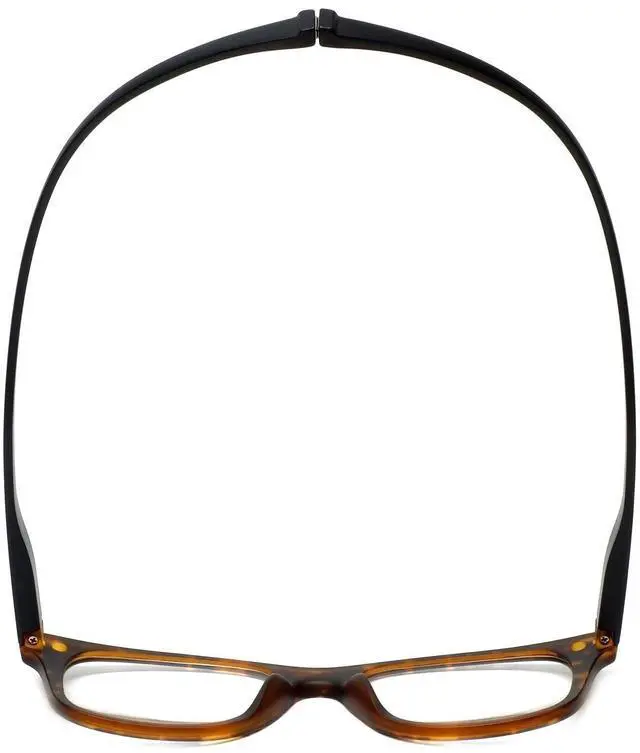 Alt view image 4 of 5 - Magz Chelsea Cateye Blue Light Reading Glasses +1.50 Tortoise Havana Readers Men Women Neck Hanging Magnetic Rear Connecting