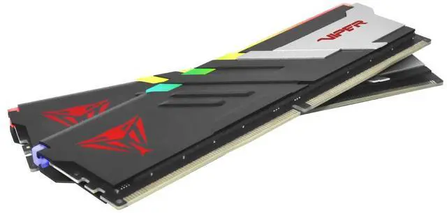 Alt view image 2 of 5 - Patriot Viper Venom RGB DDR5 RAM 48GB (2X24GB) 6400MHz CL32 UDIMM Desktop Gaming Memory Kit Compatible with Intel XMP - PVVR548G640C32K