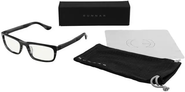 Alt view image 2 of 5 - GUNNAR Computer Glasses - Tahoe, Slate, Clear Pro Mineral Lens - Blue Light Blocking & Anti Glare