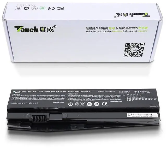 Main image of Genuine Tanch Laptop BatterN850BAT-6 3ICR19/65-2 6-87-N850S-6U71 6-87-N850S-6U7 6-87-N850S-6E7 6-87-N850S-4C41 Replacement forCLEVO N850S N850HC N850HK N850HJ1 N855HJ N850 N850HK N870HK1 N850HN N870EK