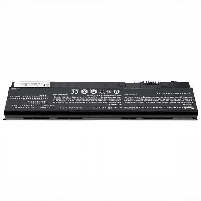 Alt view image 2 of 5 - Genuine Tanch Laptop BatterN850BAT-6 3ICR19/65-2 6-87-N850S-6U71 6-87-N850S-6U7 6-87-N850S-6E7 6-87-N850S-4C41 Replacement forCLEVO N850S N850HC N850HK N850HJ1 N855HJ N850 N850HK N870HK1 N850HN N870EK